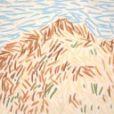 jt 1211 hill, 2011, pastel on paper, 18 x 24