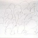 jt 1211 rocks, 2011, pencil on paper, 9 x 12