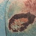 Untitled (Clipper Blue Rust Mark), 2001, photograph, 26" x 40", mounted on aluminum